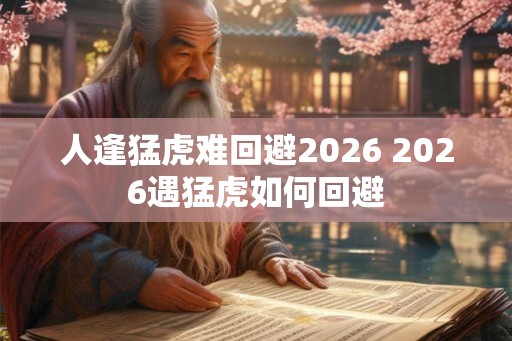 人逢猛虎难回避2026 2026遇猛虎如何回避
