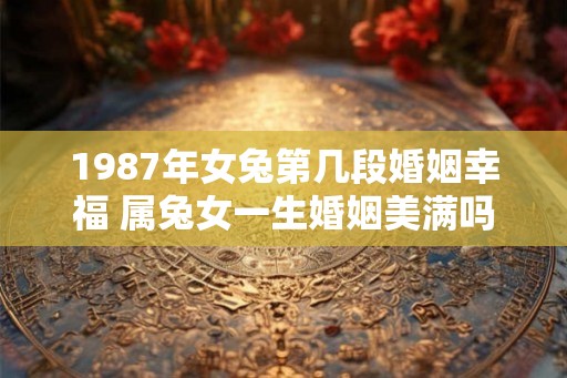 1987年女兔第几段婚姻幸福 属兔女一生婚姻美满吗