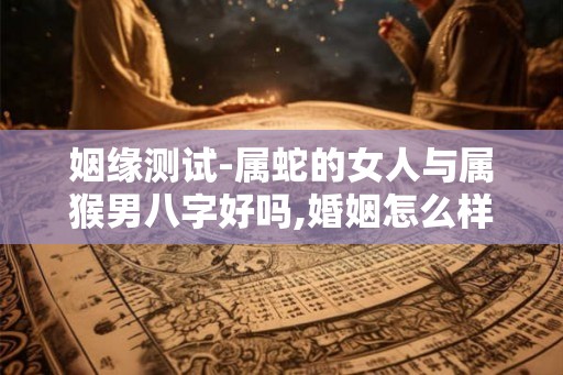姻缘测试-属蛇的女人与属猴男八字好吗,婚姻怎么样