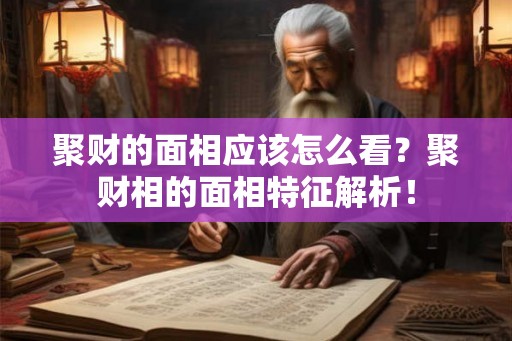 聚财的面相应该怎么看？聚财相的面相特征解析！
