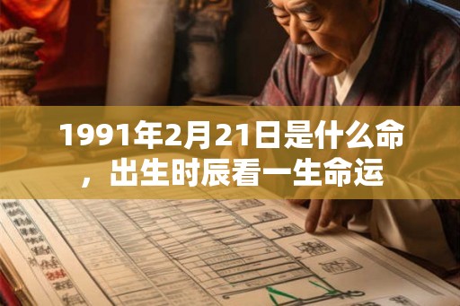 1991年2月21日是什么命，出生时辰看一生命运