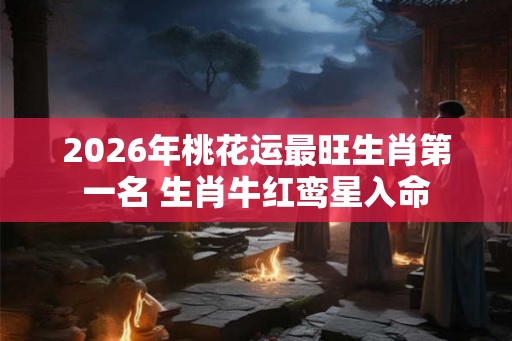 2026年桃花运最旺生肖第一名 生肖牛红鸾星入命 2026年桃花运最旺生肖第一名 生肖牛红鸾星入命