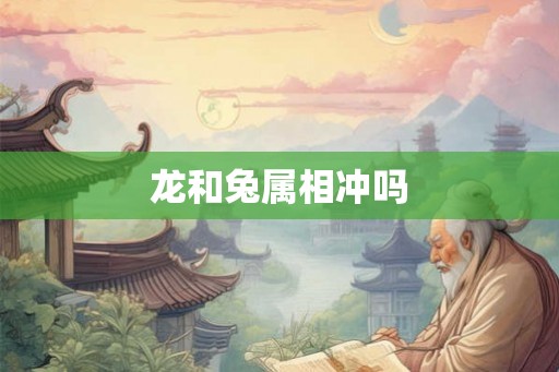 龙和兔属相冲吗