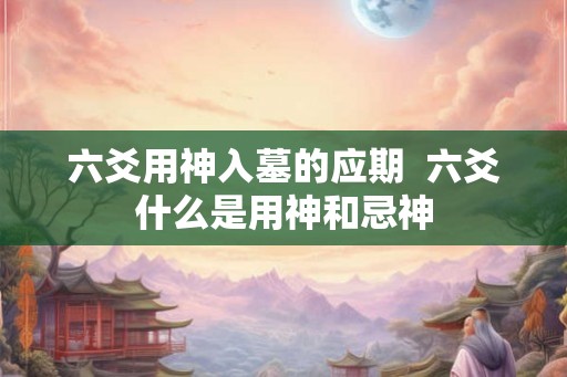 六爻用神入墓的应期  六爻什么是用神和忌神