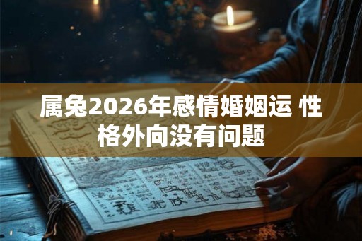 属兔2026年感情婚姻运 性格外向没有问题