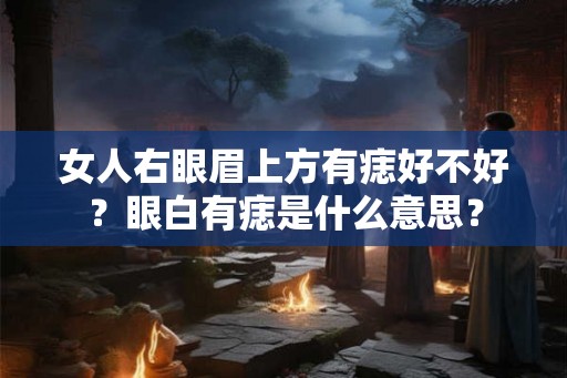 女人右眼眉上方有痣好不好？眼白有痣是什么意思？