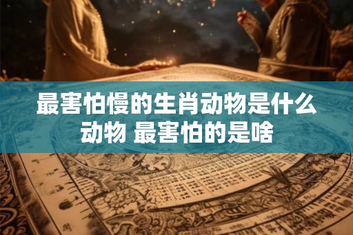 最害怕慢的生肖动物是什么动物 最害怕的是啥