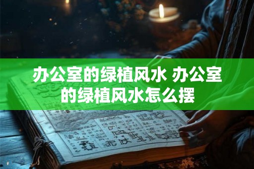 办公室的绿植风水 办公室的绿植风水怎么摆