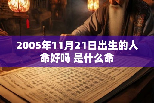 2005年11月21日出生的人命好吗 是什么命