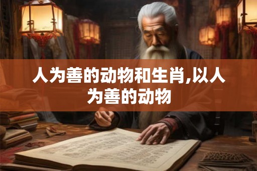 人为善的动物和生肖,以人为善的动物