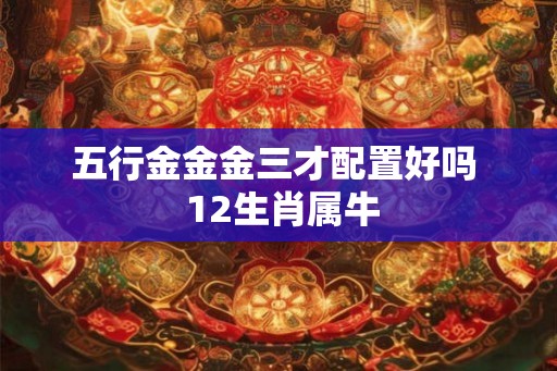 五行金金金三才配置好吗  12生肖属牛