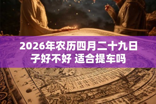 2026年农历四月二十九日子好不好 适合提车吗