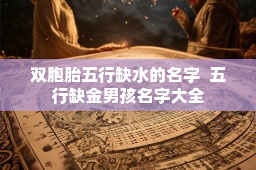 双胞胎五行缺水的名字  五行缺金男孩名字大全
