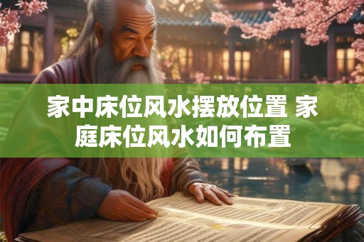 家中床位风水摆放位置 家庭床位风水如何布置