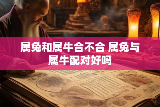 属兔和属牛合不合 属兔与属牛配对好吗