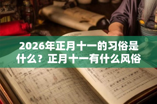 2026年正月十一的习俗是什么？正月十一有什么风俗习惯？