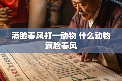 满脸春风打一动物 什么动物满脸春风