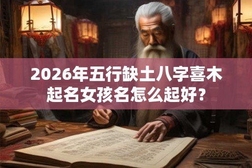 2026年五行缺土八字喜木起名女孩名怎么起好？