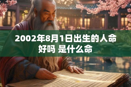 2002年8月1日出生的人命好吗 是什么命
