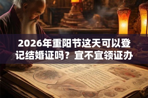 2026年重阳节这天可以登记结婚证吗？宜不宜领证办酒