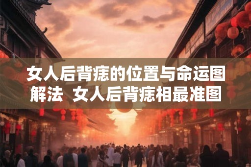 女人后背痣的位置与命运图解法  女人后背痣相最准图