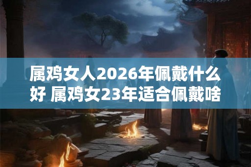 属鸡女人2026年佩戴什么好 属鸡女23年适合佩戴啥