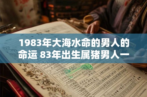 1983年大海水命的男人的命运 83年出生属猪男人一生运势
