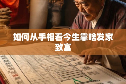 如何从手相看今生靠啥发家致富