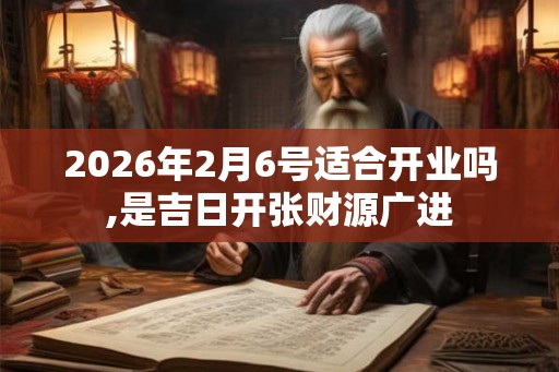 2026年2月6号适合开业吗,是吉日开张财源广进