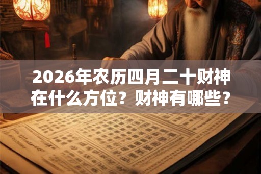2026年农历四月二十财神在什么方位？财神有哪些？