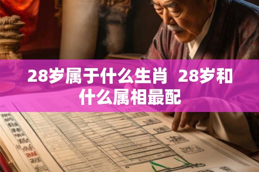 28岁属于什么生肖 28岁和什么属相最配 28岁属于什么生肖 28岁和什么属相最配