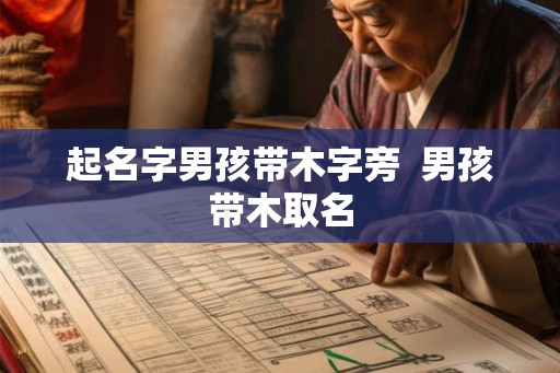 起名字男孩带木字旁  男孩带木取名