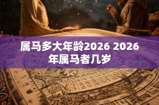 属马多大年龄2026 2026年属马者几岁