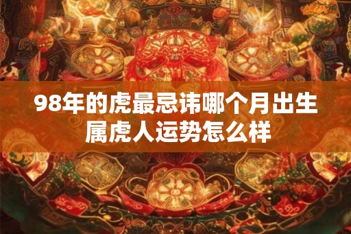 98年的虎最忌讳哪个月出生 属虎人运势怎么样