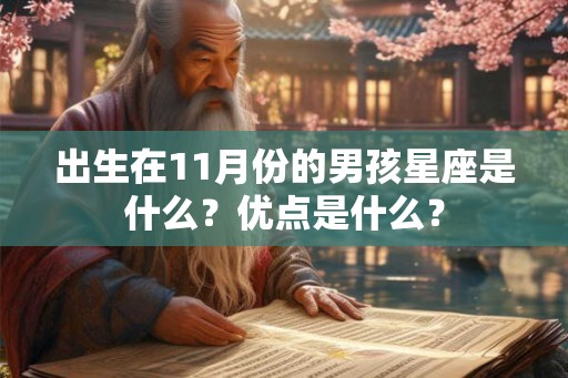 出生在11月份的男孩星座是什么？优点是什么？