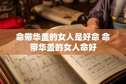 命带华盖的女人是好命 命带华盖的女人命好