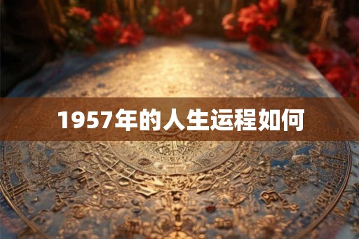 1957年的人生运程如何