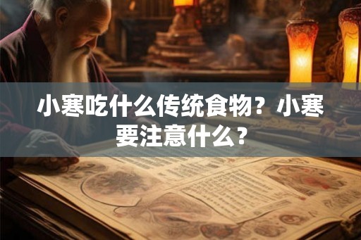 小寒吃什么传统食物?小寒要注意什么? 小寒吃什么传统食物?小寒要注意什么?