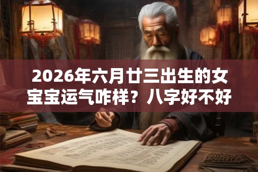 2026年六月廿三出生的女宝宝运气咋样?八字好不好 2026年六月廿三出生的女宝宝运气咋样?八字好不好