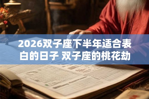 2026双子座下半年适合表白的日子 双子座的桃花劫