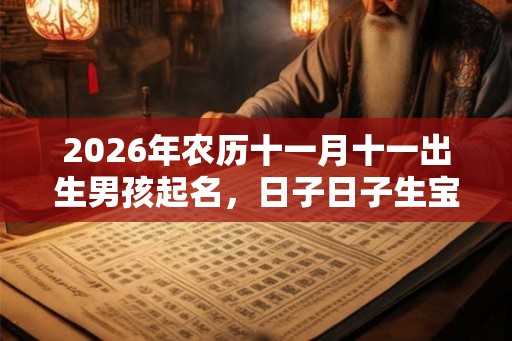 2026年农历十一月十一出生男孩起名，日子日子生宝宝好吗？