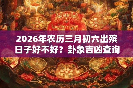 2026年农历三月初六出殡日子好不好？卦象吉凶查询！