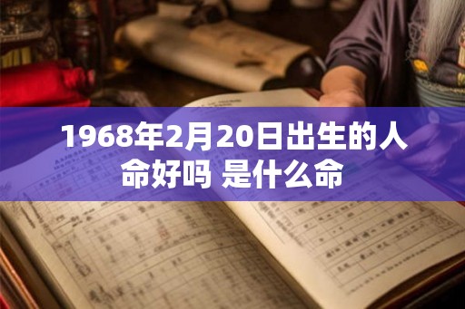 1968年2月20日出生的人命好吗 是什么命