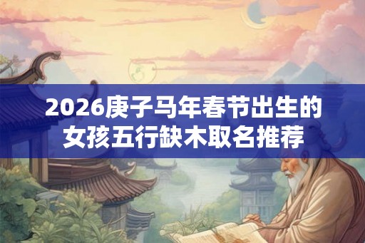 2026庚子马年春节出生的女孩五行缺木取名推荐