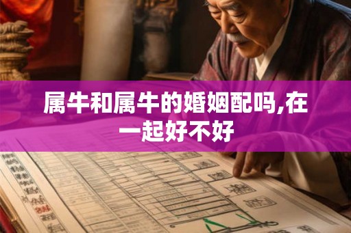 属牛和属牛的婚姻配吗,在一起好不好