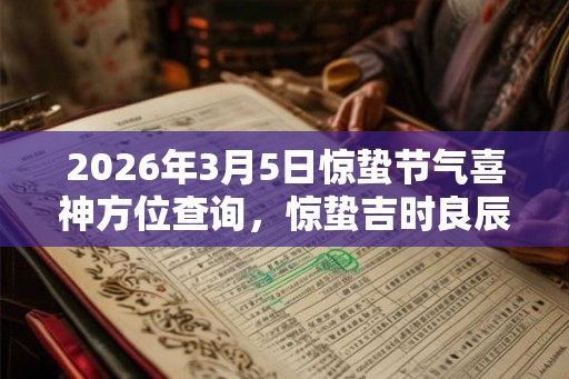 2026年3月5日惊蛰节气喜神方位查询，惊蛰吉时良辰