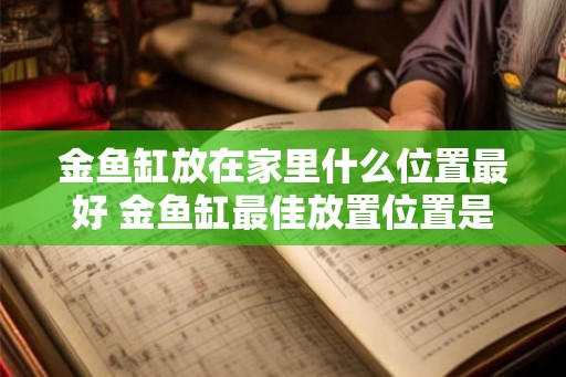金鱼缸放在家里什么位置最好 金鱼缸最佳放置位置是哪里