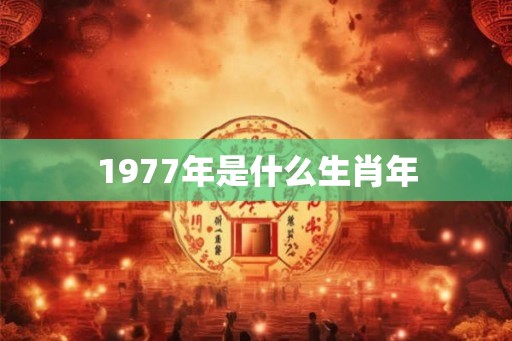 1977年是什么生肖年