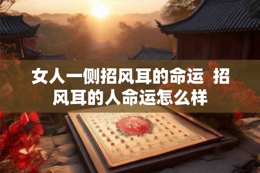 女人一侧招风耳的命运  招风耳的人命运怎么样