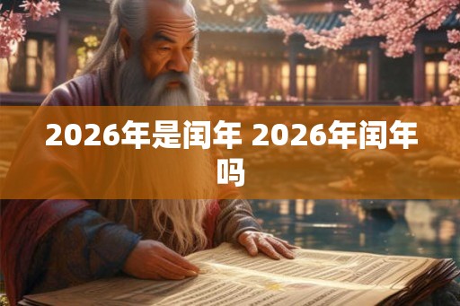 2026年是闰年 2026年闰年吗